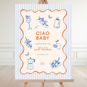 Baby Shower Welcome Sign Template, Fully Customiza
