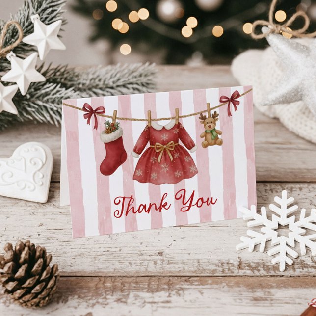 Baby Shower Winter Thank You Card (Creator Uploaded)