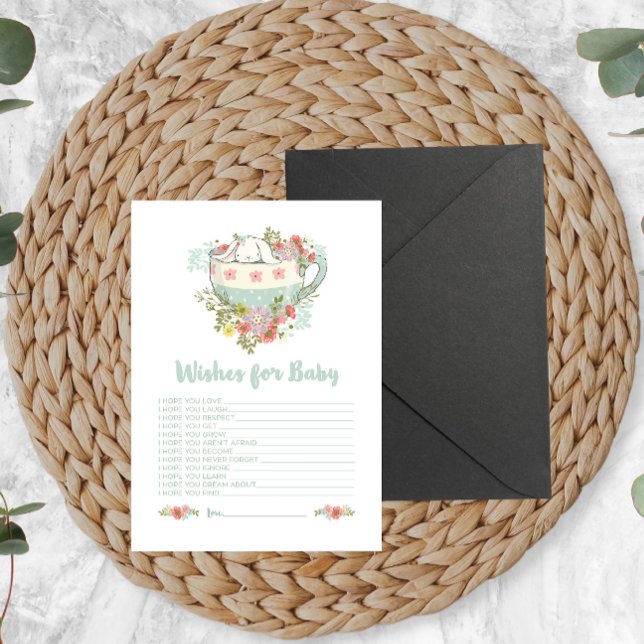 Baby Shower Wishes for Baby Activity Card (Creator Uploaded)