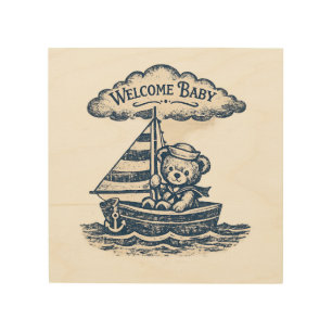 Baby Shower Wood Wall Art 