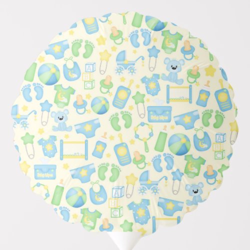 Baby Shower Wrapping Paper For Boy Mix 3 Sheets Balloon