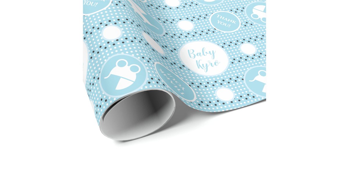 Baby Buggy Baby Shower Wrapping Paper