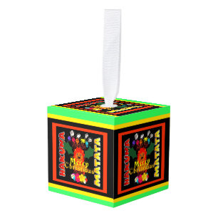 Baby Simba Merry Christmas Collection Cube Ornament