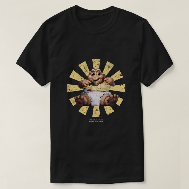 Baby Sinclair Retro Japanese The Dinosaurs Essenti T-Shirt (Design Front)