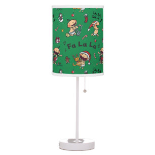 Baby Singing Carols Pattern Table Lamp