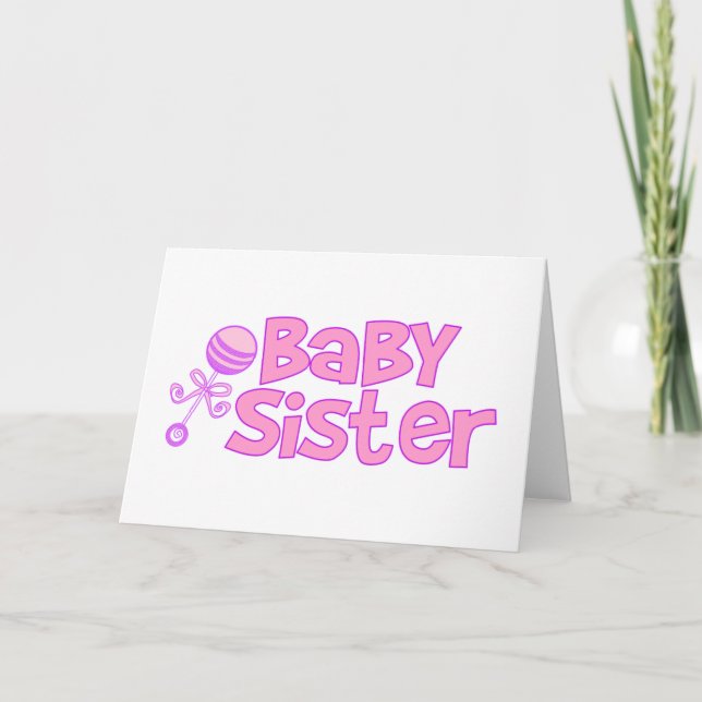 Baby Sister Card (Front)