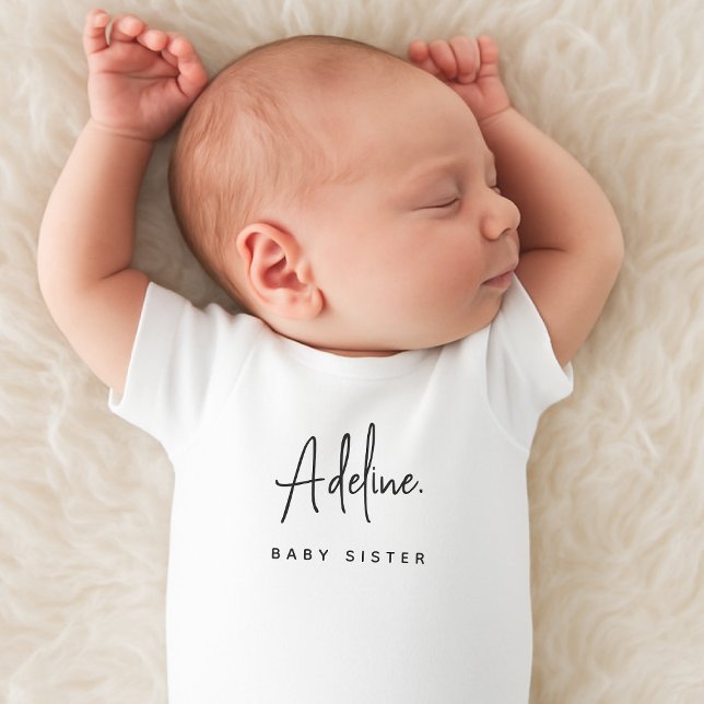 Baby Sister Custom Name New Bodysuit (Creator Uploaded)