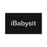Baby Sitter Business Card Baby Sitter Business Card