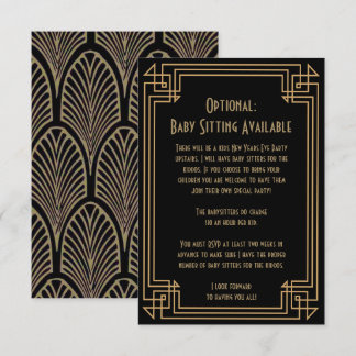 Baby Sitter Invite