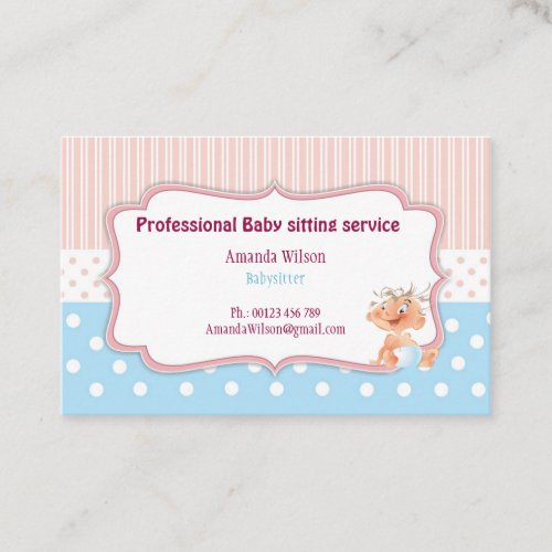 Baby sitters Business card 