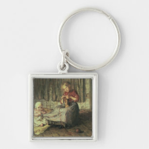 Baby sitting keychain