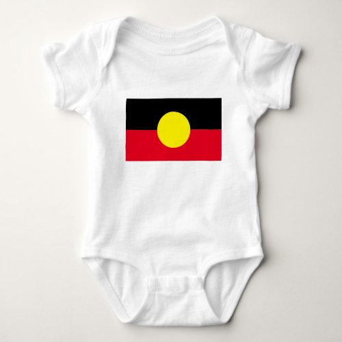 baby size Aboriginal flag suit Baby Bodysuit