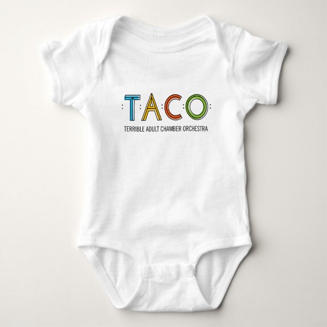 Baby Size Baby Bodysuit (Front)