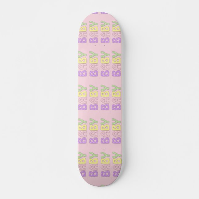 Baby Skateboard Deck (Front)