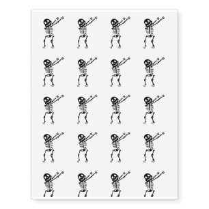 Baby Skeleton Pregnancy Temporary Tattoos
