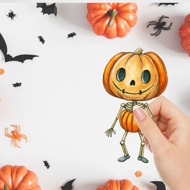 Baby Skeletons Custom-Cut Vinyl Sticker  (Creator Uploaded)