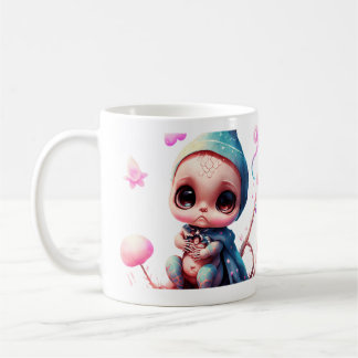 baby skull coffee mug