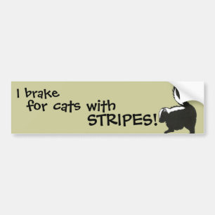 Baby Skunk Bumper Sticker