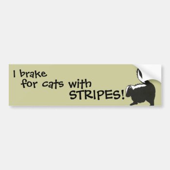 Baby Skunk Bumper Sticker by Customizables at Zazzle