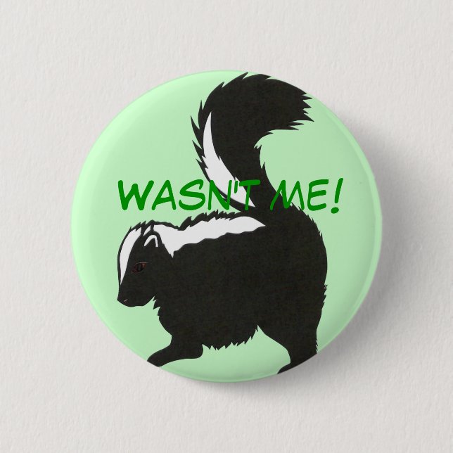 Baby Skunk Button (Front)
