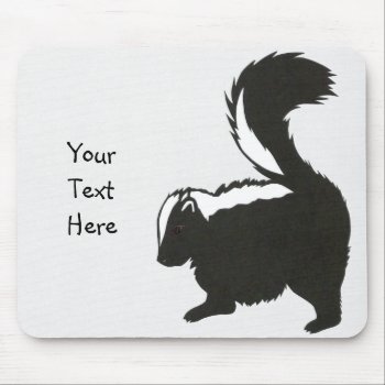 Baby Skunk Mousepad by Customizables at Zazzle