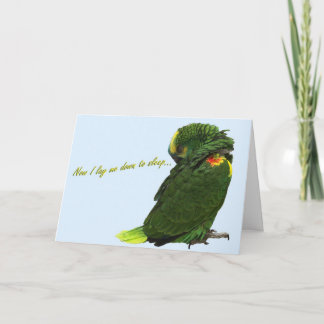 Baby Sleeps Card