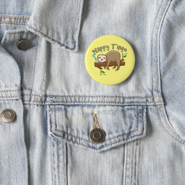  Baby Sloth Button (In Situ)