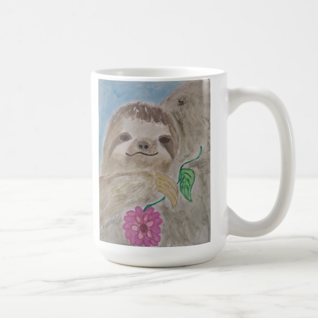 baby sloth coffee mug (Right)