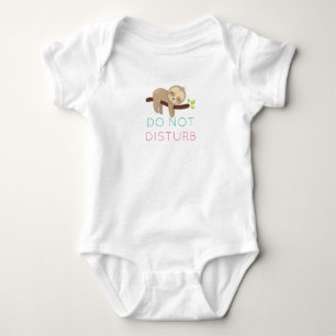 Baby Sloth Do Not Disturb T-Shirt Bodysuit
