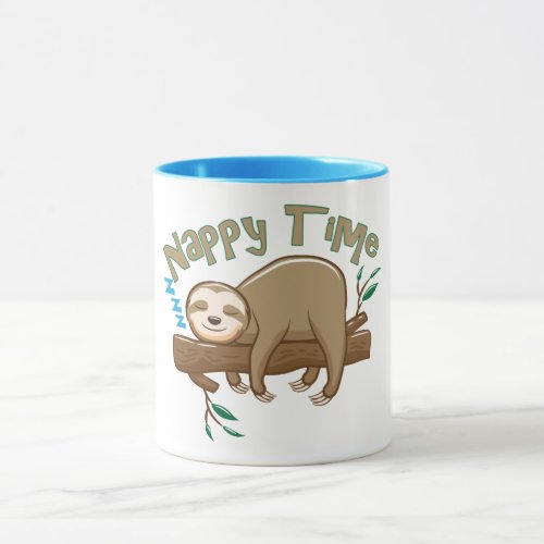 Baby Sloth Family Mug