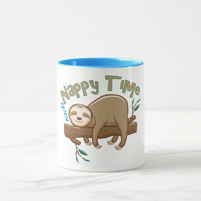 Baby Sloth Family Mug (Center)