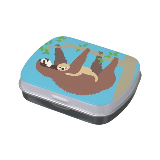 Baby Sloth Jelly Belly Tin (Side)