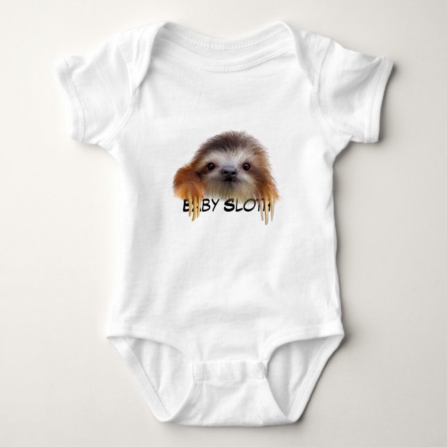 Baby Sloth Kids T-Shirt Baby Bodysuit (Front)