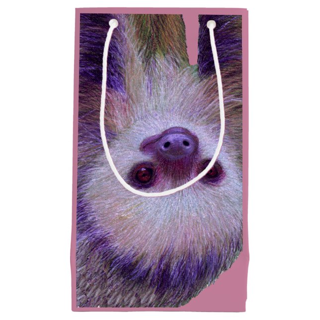 Baby Sloth Small Gift Bag (Front)
