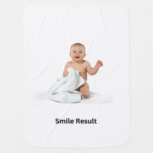 Baby smile baby blanket