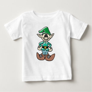 Baby Smurf T-Shirt Smiling with Green Cap