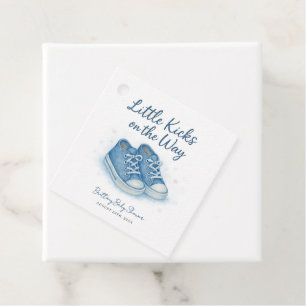 Baby Sneakers Boy Baby Shower Favor Tags