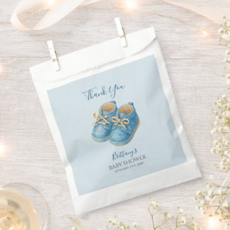 Baby Sneakers Minimal Baby Shower  Favor Bag