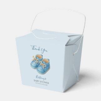 Baby Sneakers Minimal Baby Shower  Favor Boxes