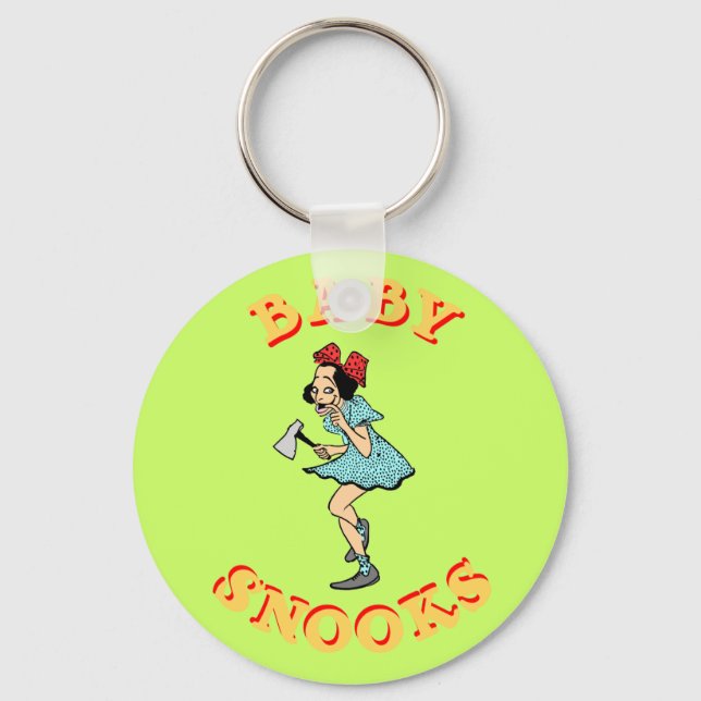 Baby Snooks customizable keychain (Front)