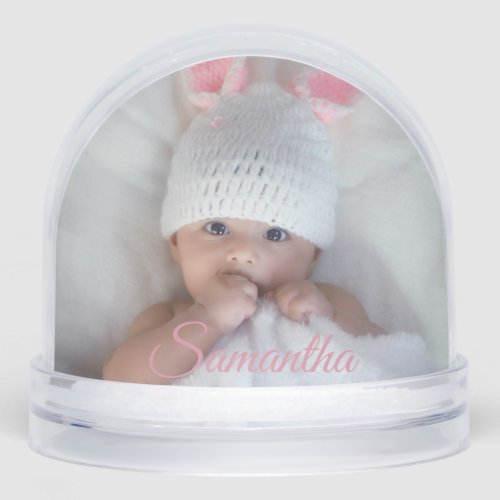 Baby snow globe christmas gift