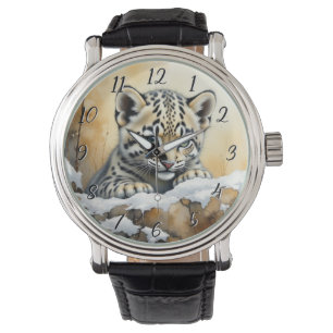 Baby Snow Leopard Watch