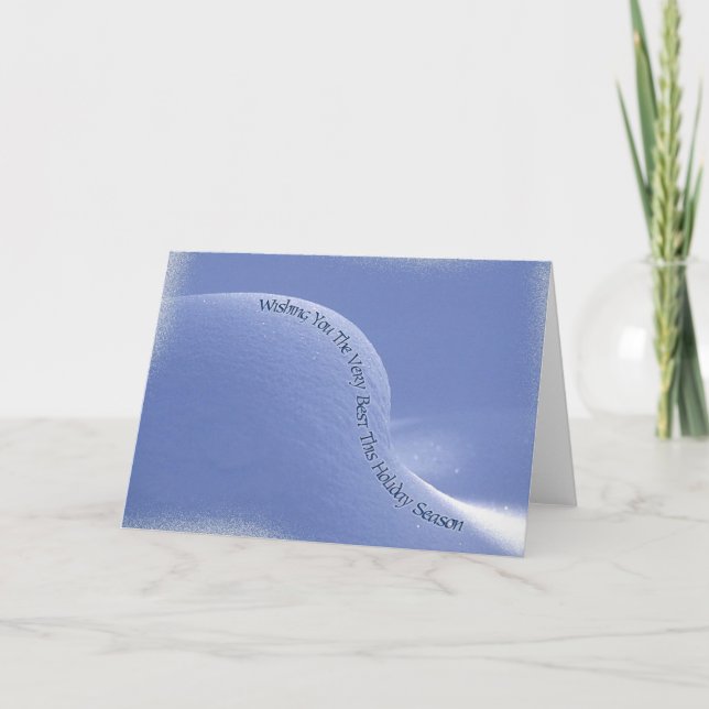baby snowdrift holiday card (Front)