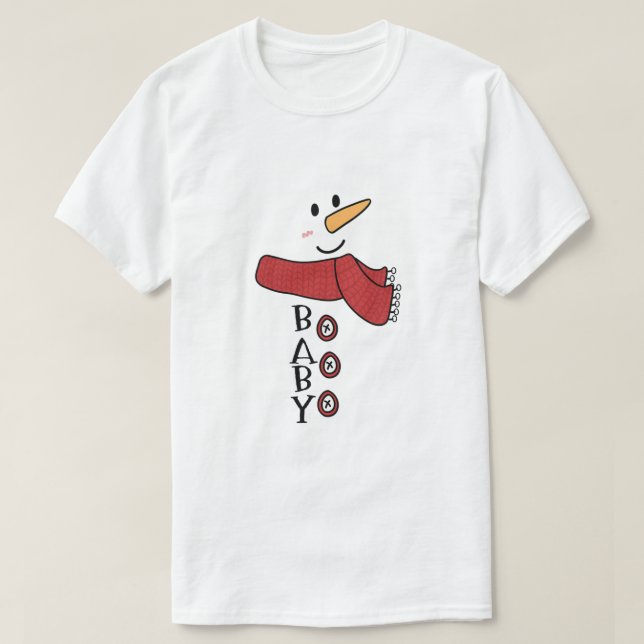 Baby Snowman Costume Family Matching Funny Christm T-Shirt (Design Front)