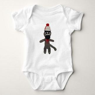 Baby Sock Monkey Bodysuit
