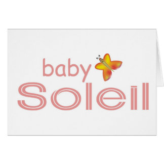 Baby Soleil Cards
