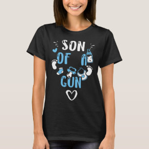 Baby Son of a Gun  Baby Boy Sayings T-Shirt