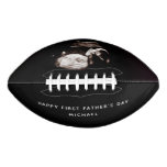 Baby Sonogram First Father&#39;s Day Custom Name Football at Zazzle