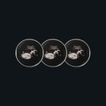 Baby Sonogram Gift For Dad Grandfather Golf Ball Marker<br><div class="desc">Can be customized to suit your needs. © Gorjo Designs. Made for you via the Zazzle platform. // Note: photo used is a placeholder image only. You will need to replace with your own photo before ordering/ printing. If you need help with this please contact me. // Need help customizing...</div>