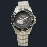 Baby Sonogram New Father Dad To Be Gift Watch<br><div class="desc">Photo used is a placeholder image only - please replace with your own image.</div>